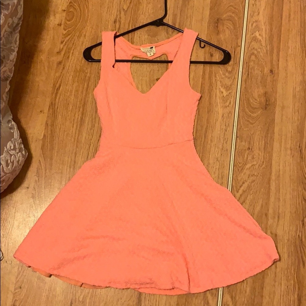 Coral dress